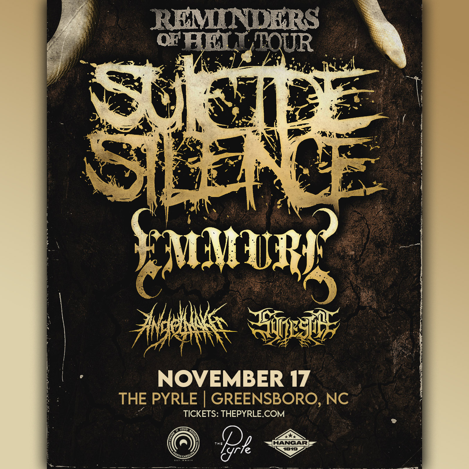 Suicide Silence – ‘Reminders Of Hell’ Tour