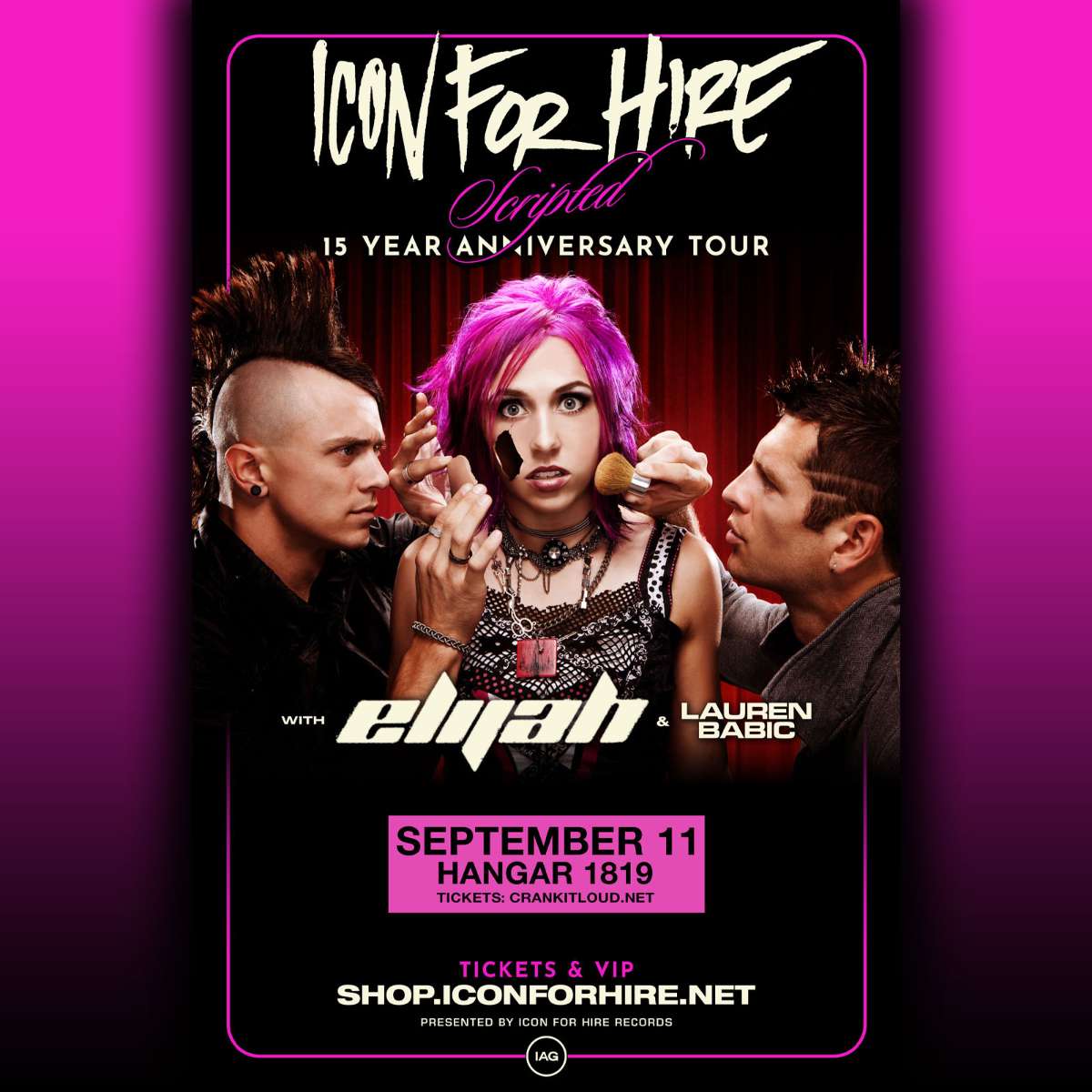 Icon For Hire – ‘Scripted’ 15 Year Album Anniversary