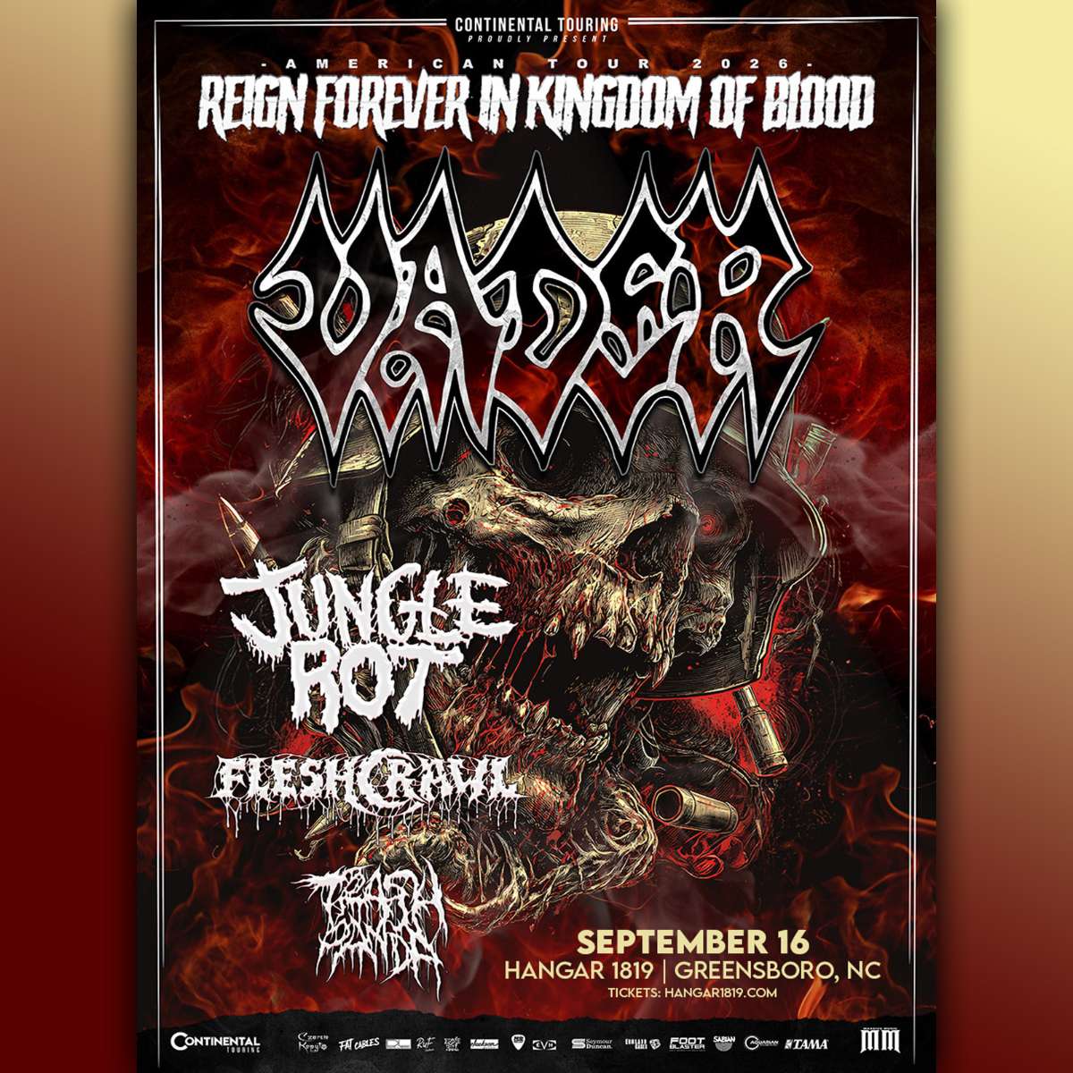 Vader – ‘Reign Forever In Kingdom Of Blood’ Tour