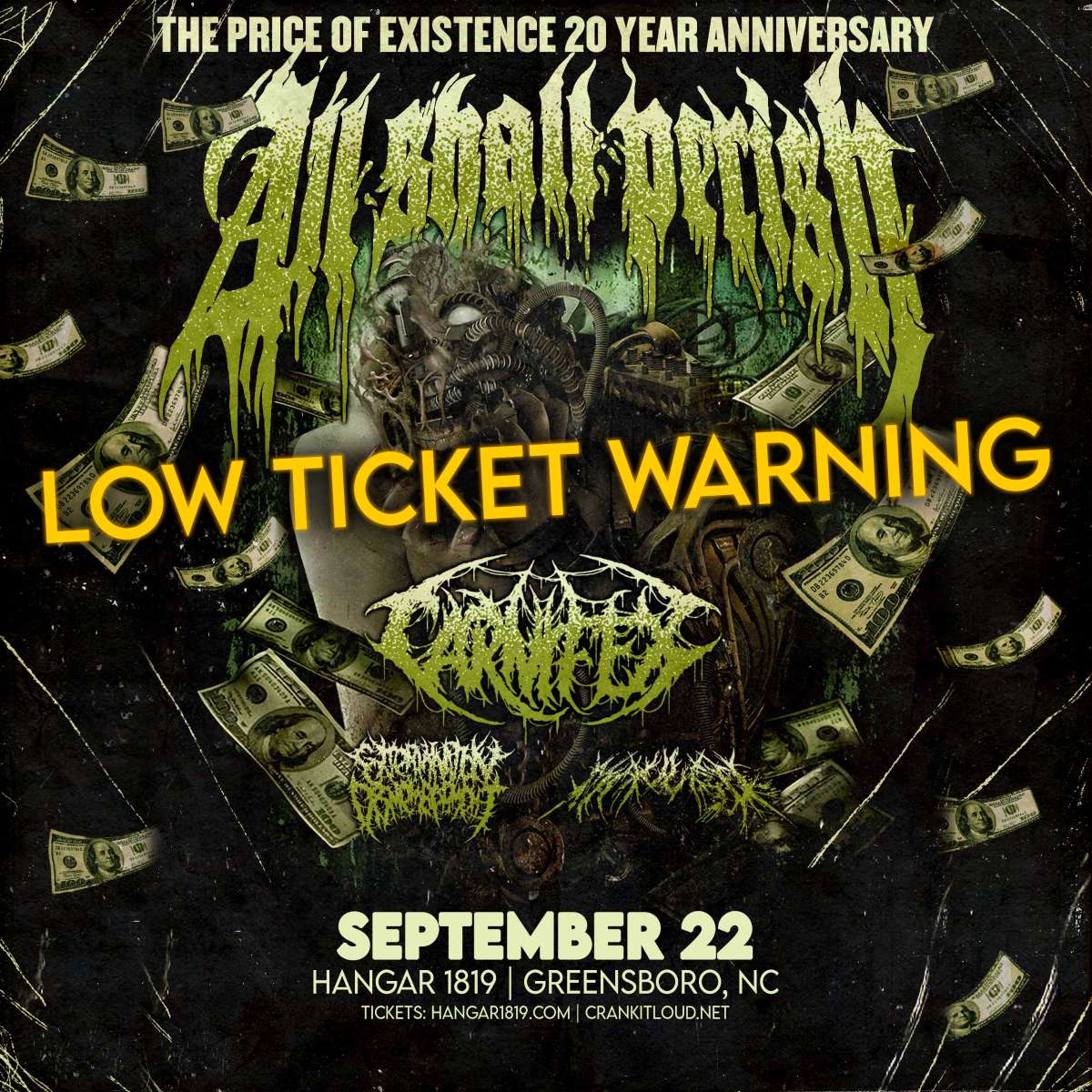 All Shall Perish – The Price Of Existence: 20 Year Anniversary